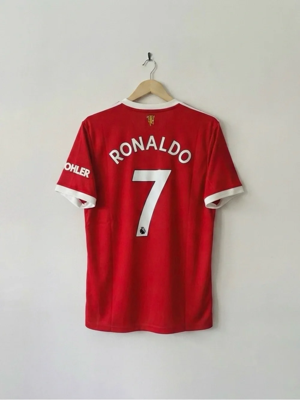 Ronaldo #7 Authentic Jersey Manchester United Home Jersey 21/22 Size Medium